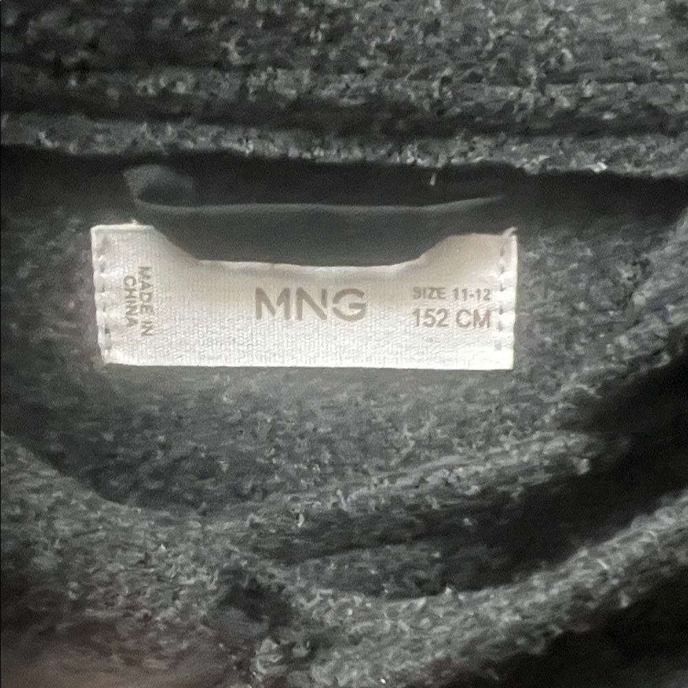 Mango Dark Gray Textured Jacket - Picture 2 of 6